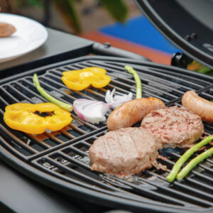 Alternative view of Tabletop Propane Grill with 2 Stainless Steel Burner-Captiva Designs