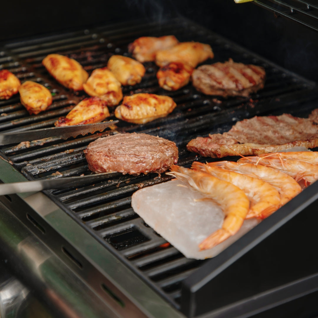Patio Propane Grill BBQ with 4 x 8000 BTU Burners and 10,000 Side Burner-Captiva Designs - Image 2